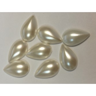 2308/4 Cobochon Crystal Nacre (HF) White
