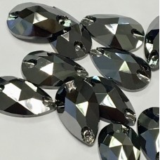 Pearshape Jet Hematite 