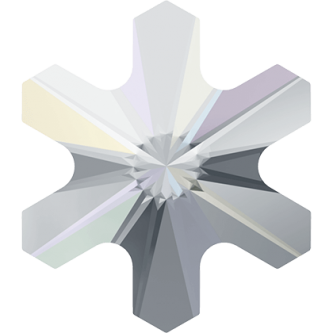 2826 Rivoli Snowflake Crystal AB  (F)