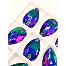 Pearshape Green- Fuchsia