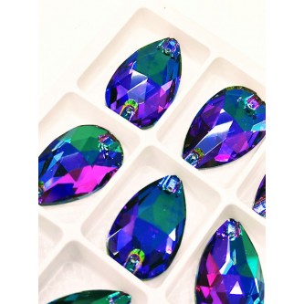Pearshape Green- Fuchsia