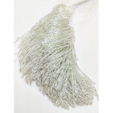 Стеклярус витой Серебро / WHite Стеклярус витой Серебро / WHite
